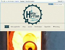 Tablet Screenshot of hetahyttan.se